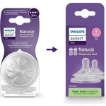 Philips Avent savička Natural Response 4 střední průtok 2 ks transparentní – Zboží Dáma