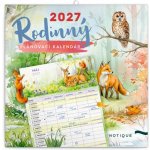 NOTIQUE Rodinný plánovací Zvieratká / Nástěnný / 30 × 30 cm 2027 – Hledejceny.cz