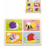 Viga puzzle 4v1 hmyz – Zboží Dáma