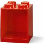 LEGO Brick 4 závěsná police, více variant - Barva: červená – Hledejceny.cz