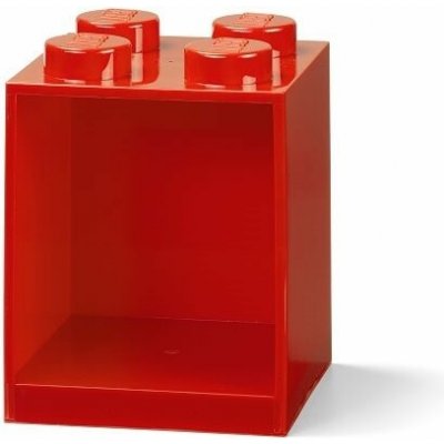 LEGO Brick 4 závěsná police, více variant - Barva: červená – Hledejceny.cz