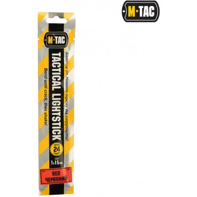 M-TAC chemické světlo GLOW STICK 15 cm Červená – Zboží Mobilmania