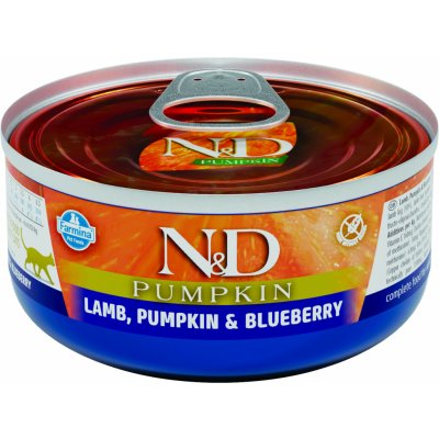 N&D CAT PUMPKIN Adult Lamb & Blueberry 70 g – Zboží Mobilmania