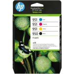 HP 950 originální inkoustová kazeta černá, azurová, purpurová, žlutá 6ZC65AE – Zboží Živě