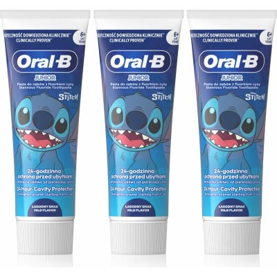 Oral-B Junior zubní pasta pro děti 3 x 75 ml – Hledejceny.cz