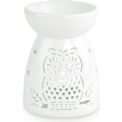 Tanatex Aroma lampa sova bílá 12 x 11 cm – Zboží Mobilmania