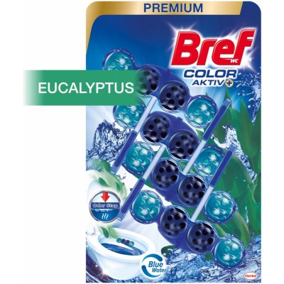 Bref Color Aktiv Eucalyptus tuhý WC blok 4 x 50 g – Zbozi.Blesk.cz