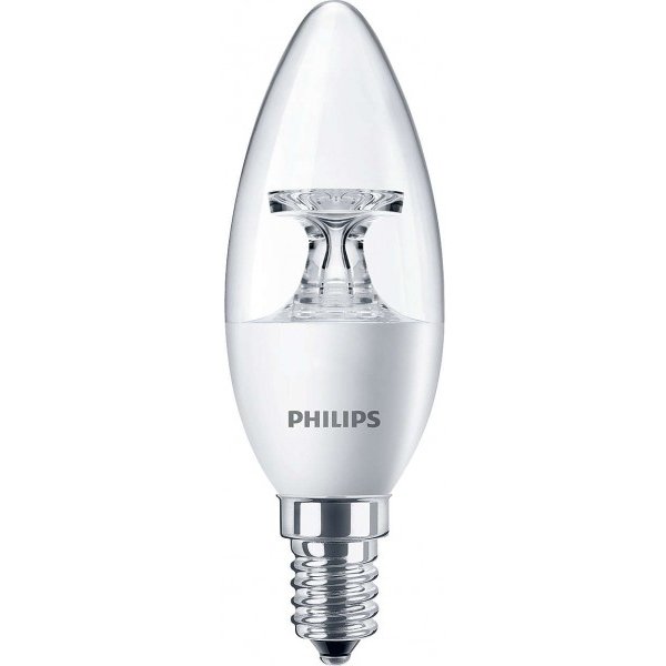 Žárovka Philips CorePro LEDcandle ND 5.5-40W E14 827 B35 CL teple bílá