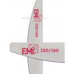 E.Mi Pilník zebra Oval 100/180 na umělé nehty – Zboží Dáma