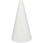 Luma Kužel polystyrenový 200 mm bílá 1 ks – Sleviste.cz