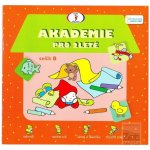 Akadamie pro dvouleté sešit B omalovánky se samolepkami – Zboží Dáma