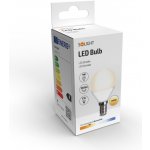 Solight LED žárovka , miniglobe, 4W, E14, 3000K, 340lm, bílé provedení – Hledejceny.cz