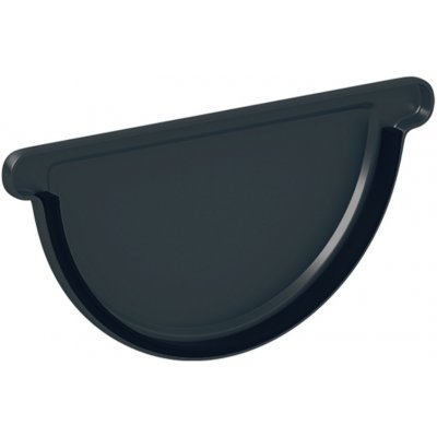 Covernit Lakované čelo žlabu s těsněním 250 mm RAL 7016 Antracit – Sleviste.cz