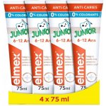 Elmex Junior pro děti 6-12 let 4 x 75 ml – Hledejceny.cz