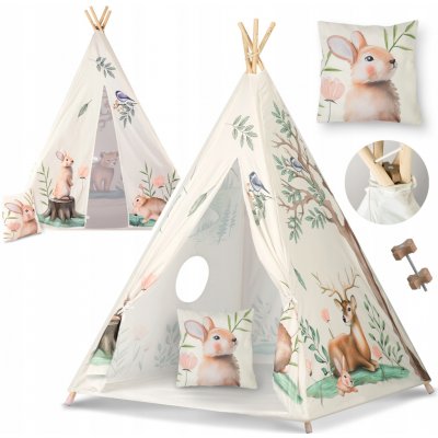 Nukido Dětský stan Tepee od firmy béžový – Zboží Dáma