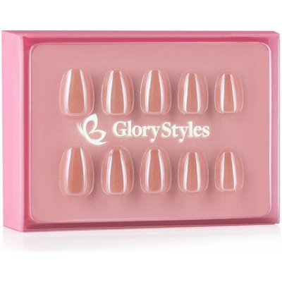 GloryStyles Nalepovací nehty nude 30 ks – Zboží Dáma