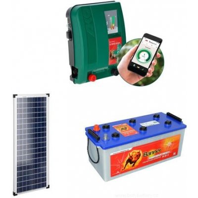 Ako Sada elektrického ohradníku DUO Power Xi 8000 smartGPS a solární panel 100 W a akumulátor 130 Ah – Hledejceny.cz