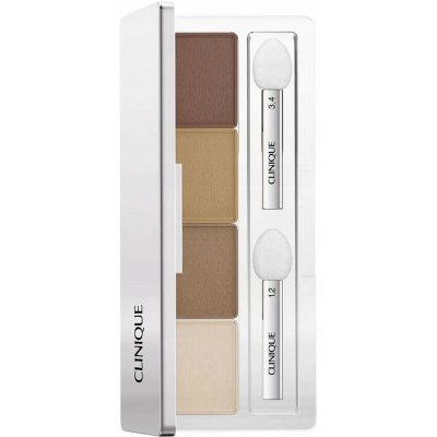 Clinique All About Shadow Quad paletka očních stínů Teddy Bear 3,3 g – Sleviste.cz