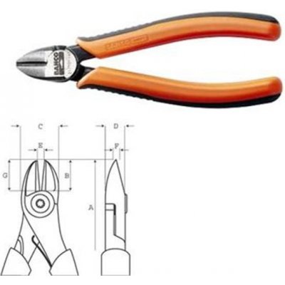 Bahco 2171G-160 - Kleště štípací stranové 160mm