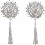 Obsessive Mistiqua Nipple Covers Silver – Zboží Dáma