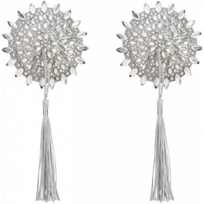 Obsessive Mistiqua Nipple Covers Silver – Zboží Dáma