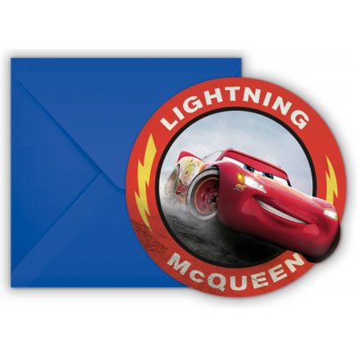 Procos Pozvánky a obálky Cars 3 – Hledejceny.cz
