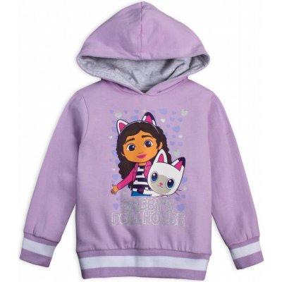 Dívčí mikina Gabbys Dollhouse fialová – Zboží Dáma