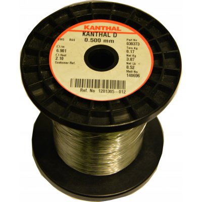 Odporový drát Kanthal D 0,5 mm 50 m – Odolný pro domácí spotřebiče a elektroniku – Hledejceny.cz