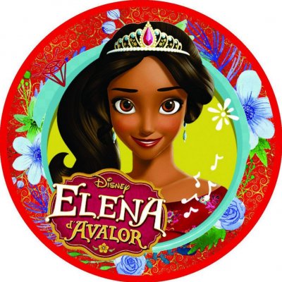 Jedlý tisk ELENA Z AVALORU ● materiál: JEDLÝ PAPÍR Ⓜ️, ● velikost: mini kolečka 40 mm (30 ks na A4) ☝ – Zboží Mobilmania