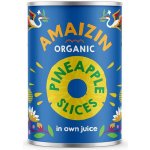 Amazin Ananas plátky ve vlastní šťávě Bio 400 g – Zboží Dáma