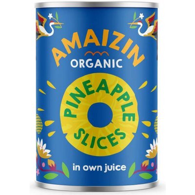 Amazin Ananas plátky ve vlastní šťávě Bio 400 g – Zboží Dáma