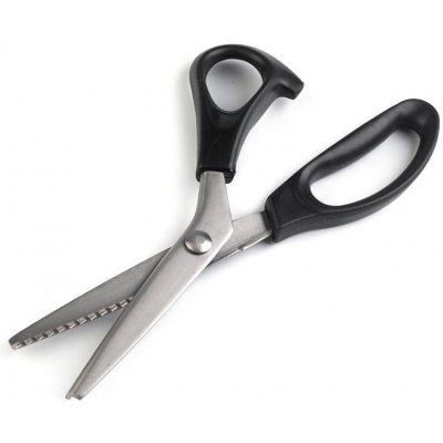 Prima-obchod Entlovací nůžky délka 24 cm zoubky, barva černá – Zboží Dáma