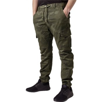 Urban Classics camo Cargo Jogging pants olive camo