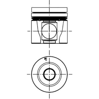 Píst KOLBENSCHMIDT 40305600 – Zboží Mobilmania