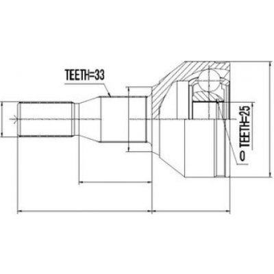 NTY Kloub poloosa vnější OPEL CORSA C 1.7CDTI 03- MERIVA 1.7CDTI 03- COMBO 1.7CDTI 01- – Sleviste.cz