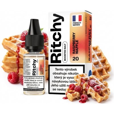Liqua Ritchy Salt Raspberry Waffle 10 ml 20 mg – Zboží Mobilmania