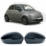 Kryty zrcátek Fiat 500 / Abarth (2007-2023) - černé lesklé | Zboží Auto