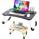 Skládací stolek pod notebook 28 x 60 x 40 cm Barva: Hnědá – Zboží Živě