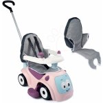 Smoby Set rozšiřitelné se zvuky Maestro Ride-On růžové 3in1 s měkkým textilním potahem – Zbozi.Blesk.cz