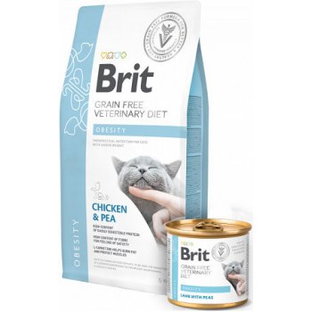 Brit Veterinary Diets Cat GF Obesity 5 kg