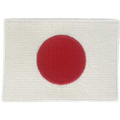 Nažehlovací nášivka Japonsko 8,7 x 6 cm – Zboží Dáma