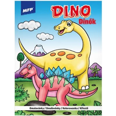 MFP 5301127 Omalovánky A4 Dino 210x276mm – Zboží Mobilmania