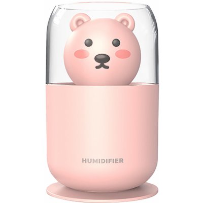 Humidifier Aroma difuzér Medvídek růžový 300 ml – Hledejceny.cz