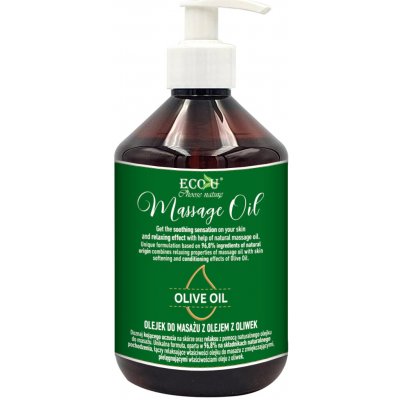 Eco U Eco-U masážní olej s olivovým olejem 500 ml – Sleviste.cz