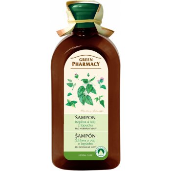 Green Pharmacy šampon pro normální vlasy Kopřiva a olej z kořenů lopuchu 350 ml