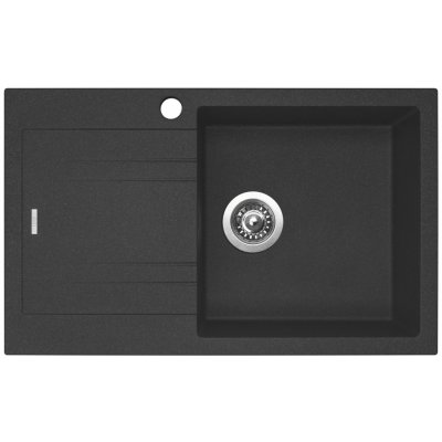 Sinks SIGLI780480N30P LINEA 780 Granblack pravý – Zboží Dáma