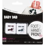 Baby Dab Barva na dětské otisky 2ks fialová šedá – Zboží Dáma