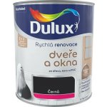 Dulux Rychlá renovace okna a dveře 0,75 l černá – Zboží Mobilmania