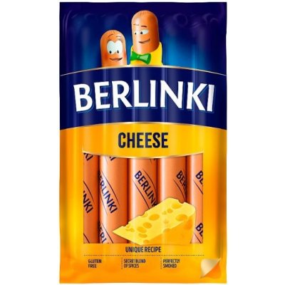 Morliny Berlinki se sýrem 250g – Zboží Dáma