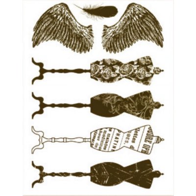 Creatoys Gelová razítka Andělská křídla – Hledejceny.cz